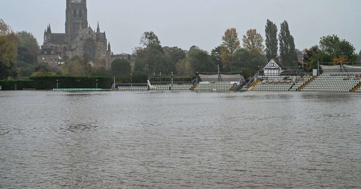 Shocking flood scenes as Storm Ashley sees River Severn burst banks