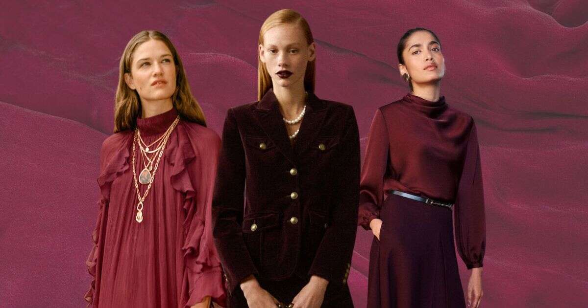 How to wear burgundy at any age - and the best buys from the high street from £35