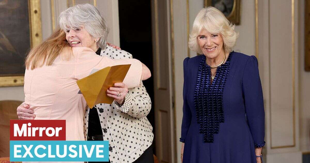 Moment Queen Camilla surprises domestic violence campaigner with Pride of Britain award