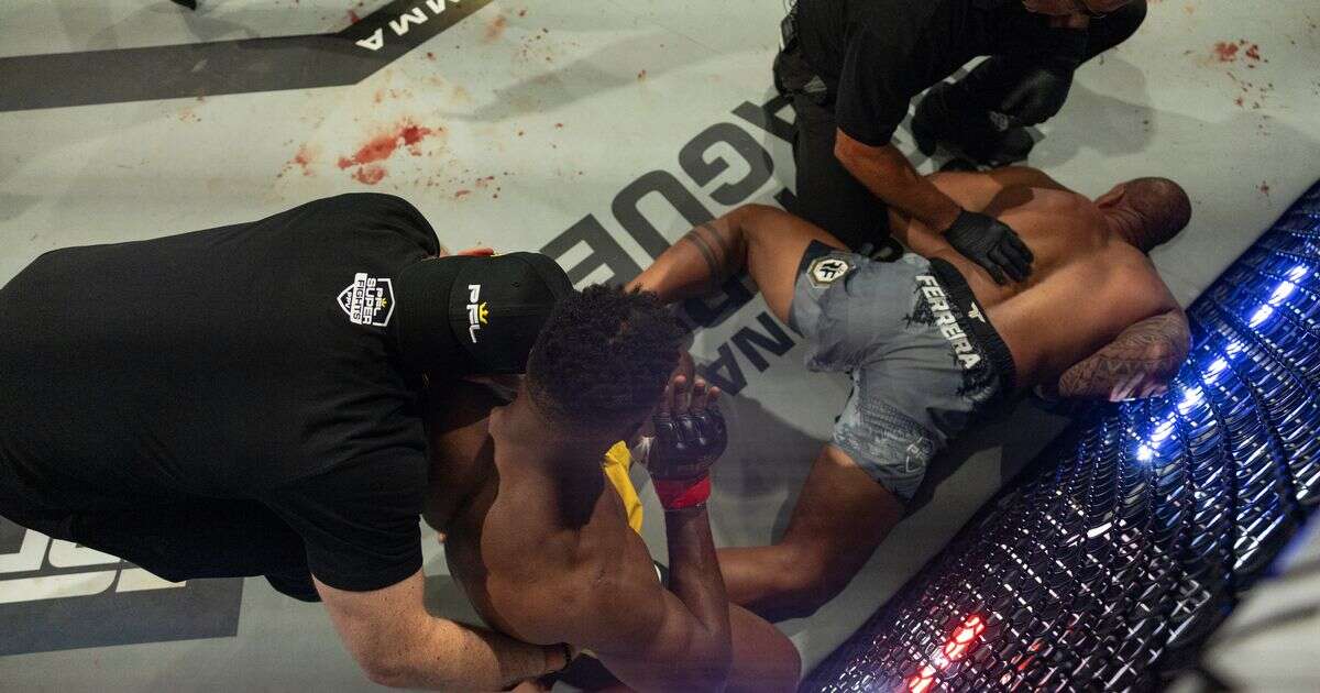 Francis Ngannou leaves Renan Ferreira unconscious with first-round KOMMA