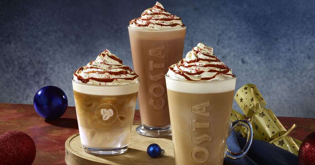 Costa Coffee unveils Christmas menu including 12 new items and return of fan favouritesCosta Coffee