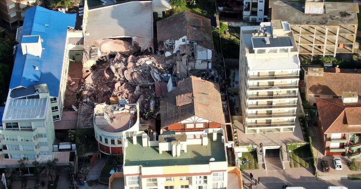 Argentina Dubrovnik Hotel collapse sees emergency services scramble to save nine trapped inside