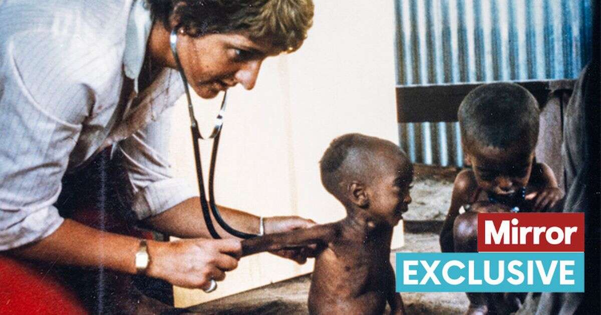 Nurse forced to 'play God' and choose which children live or die in Ethiopia famine looks at photos