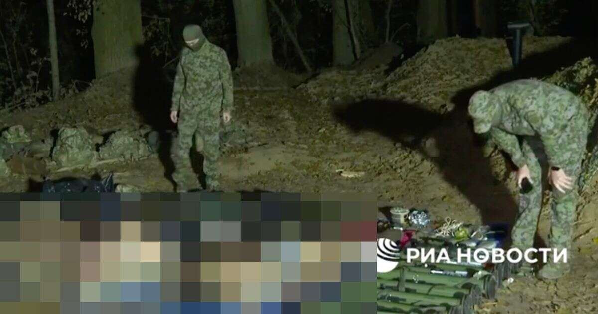 Russian security service releases photos of semi-naked corpses it claims are NATO 'saboteurs'