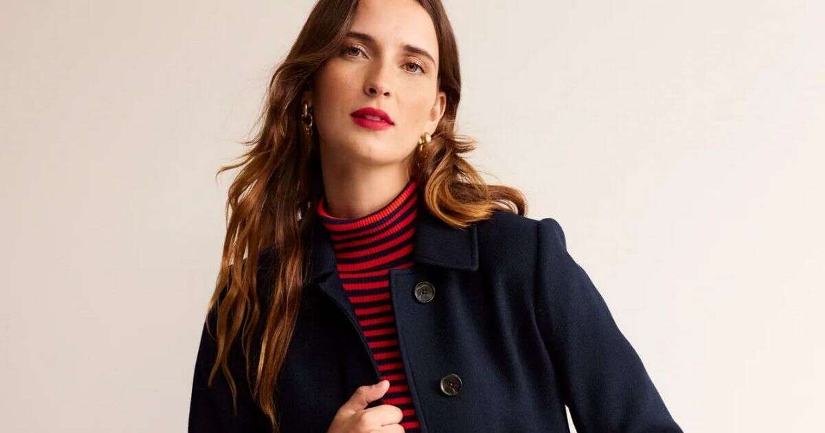 ‘Beautifully warm and flattering’ Boden wool coat is selling fast as it gets over £60 price slash