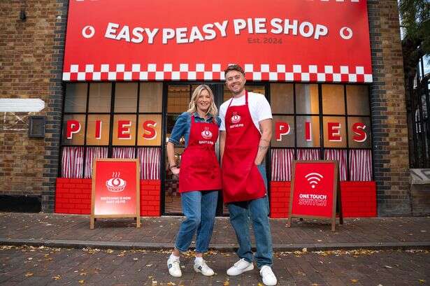 Roman Kemp swaps radio for rolling pins at London pie shop