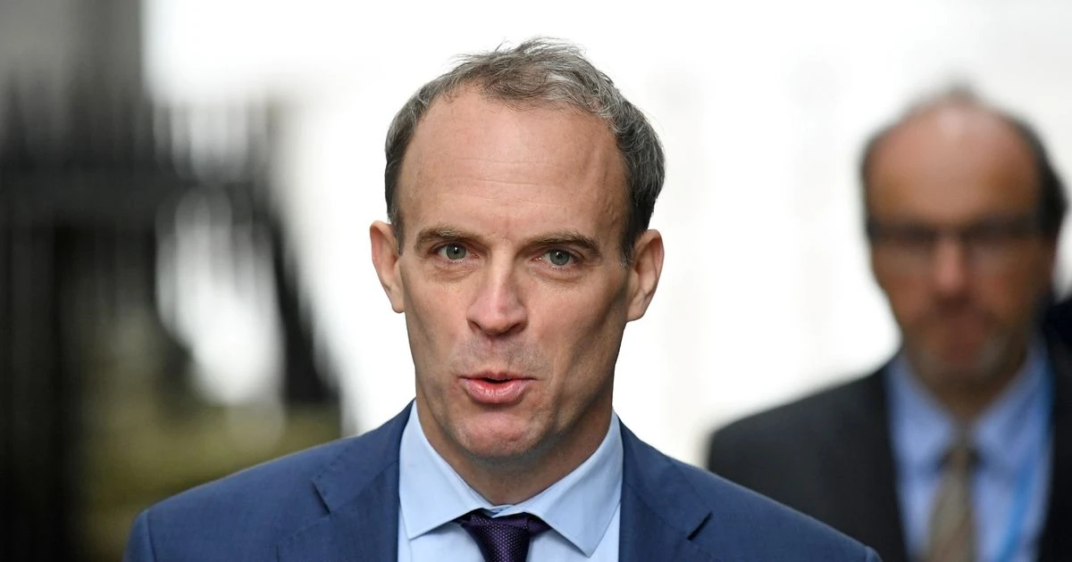 Foreign Secretary Dominic Raab self-isolating after contact with person who tested positive for Covid-19