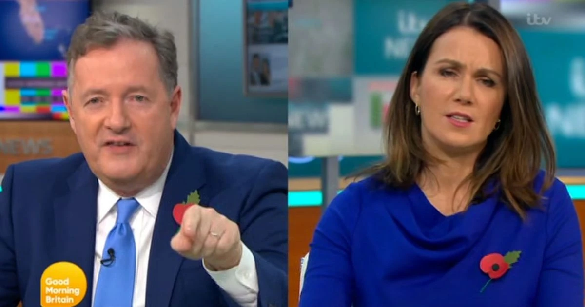 Piers Morgan snaps at GMB producers in his ear as 'tension escalates' in studio