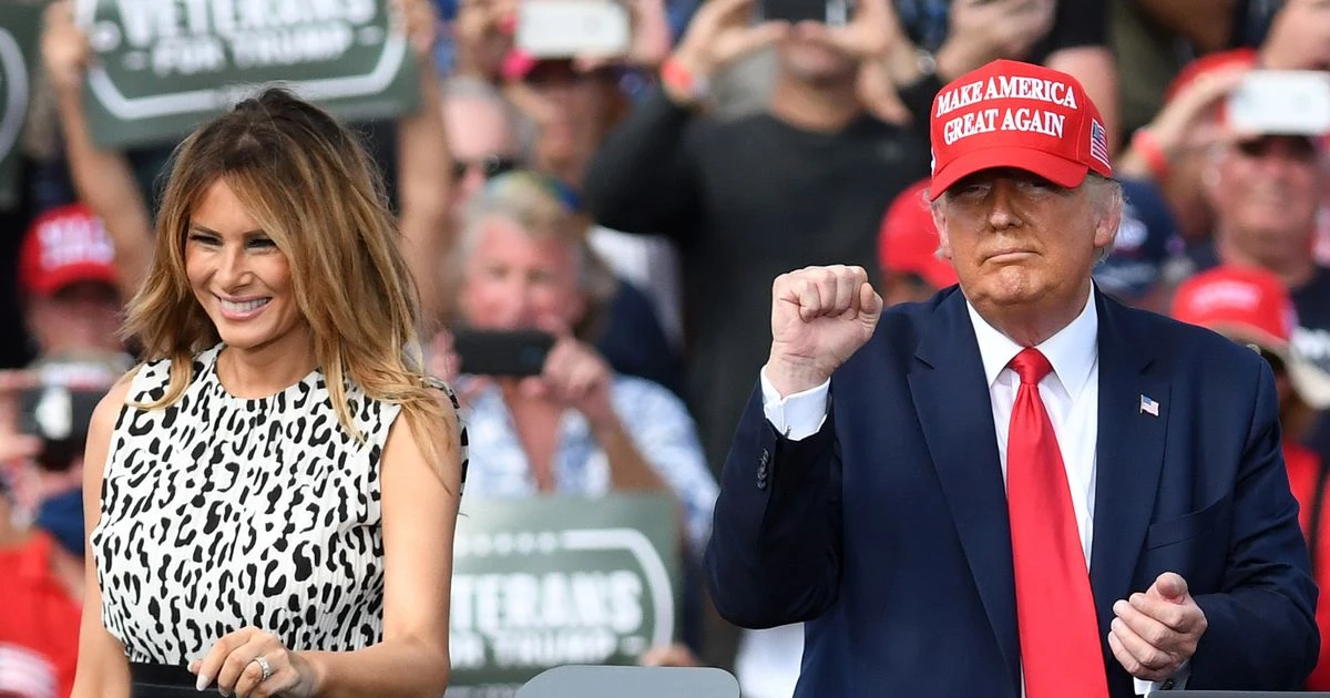 Donald Trump says a benefit of Melania getting Covid-19 is it proves they live together