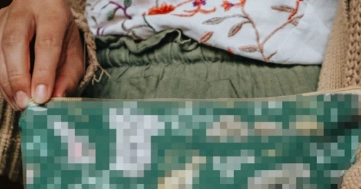 Grandma mortified after noticing bag she tried to buy is covered in X-rated animal print