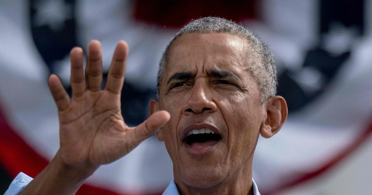 Obama tells voters “choose a better America” and accuses Trump of making people sick