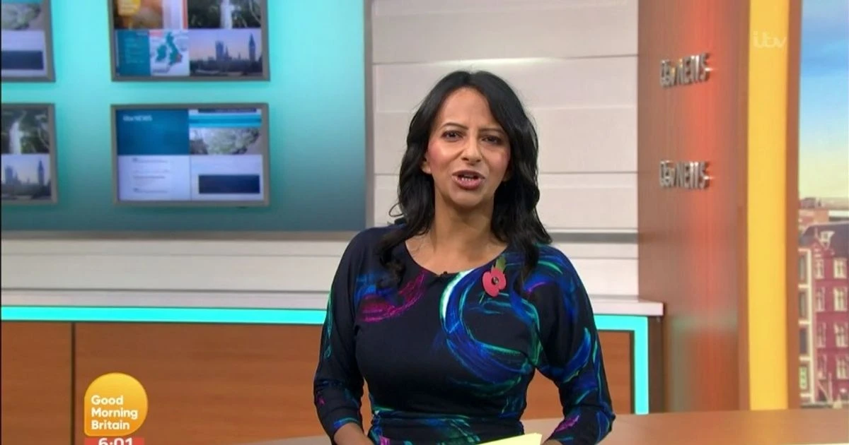GMB’s Ranvir Singh presents shows in her slippers due to Strictly feet agony