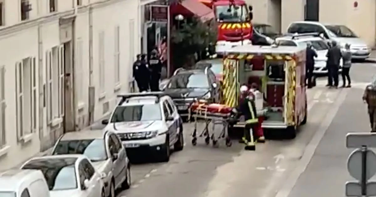 Knifeman shot with Taser after trying to attack police officers in Paris