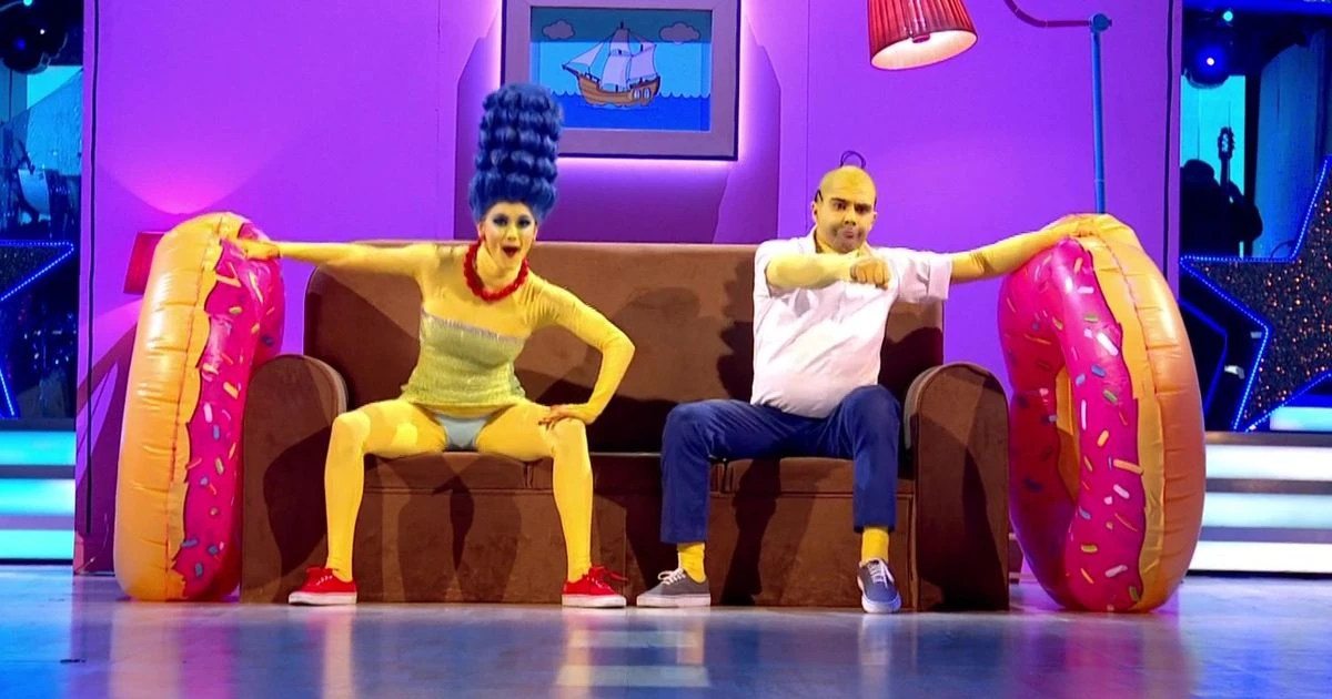 Strictly fans 'not okay' as Dianne Buswell flashes underwear dressed as Marge Simpson