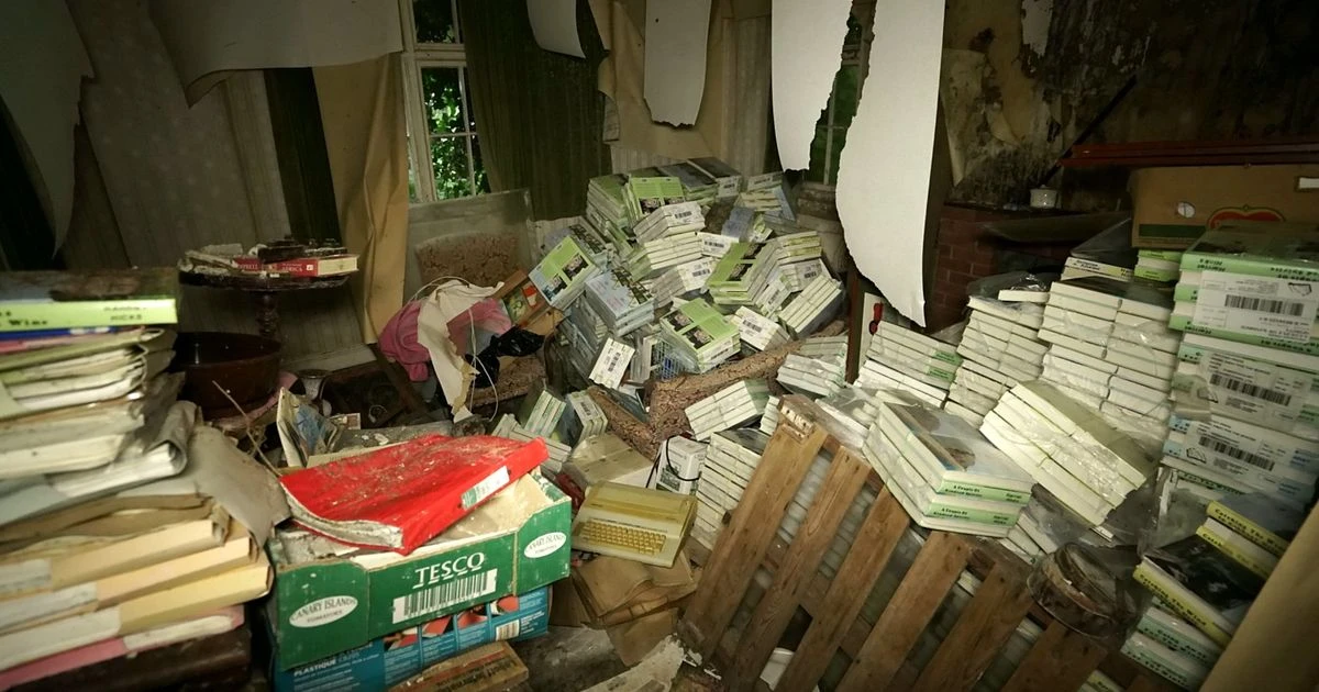 Inside crime author's home mysteriously abandoned and filled with life's work
