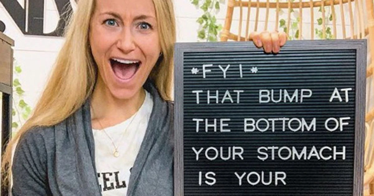 Doctor steps in after influencer claims 'bump' at bottom of tummy is uterus