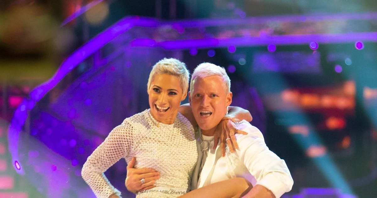 Strictly's Jamie Laing chews gum so Karen Hauer doesn't have to smell his bad breath