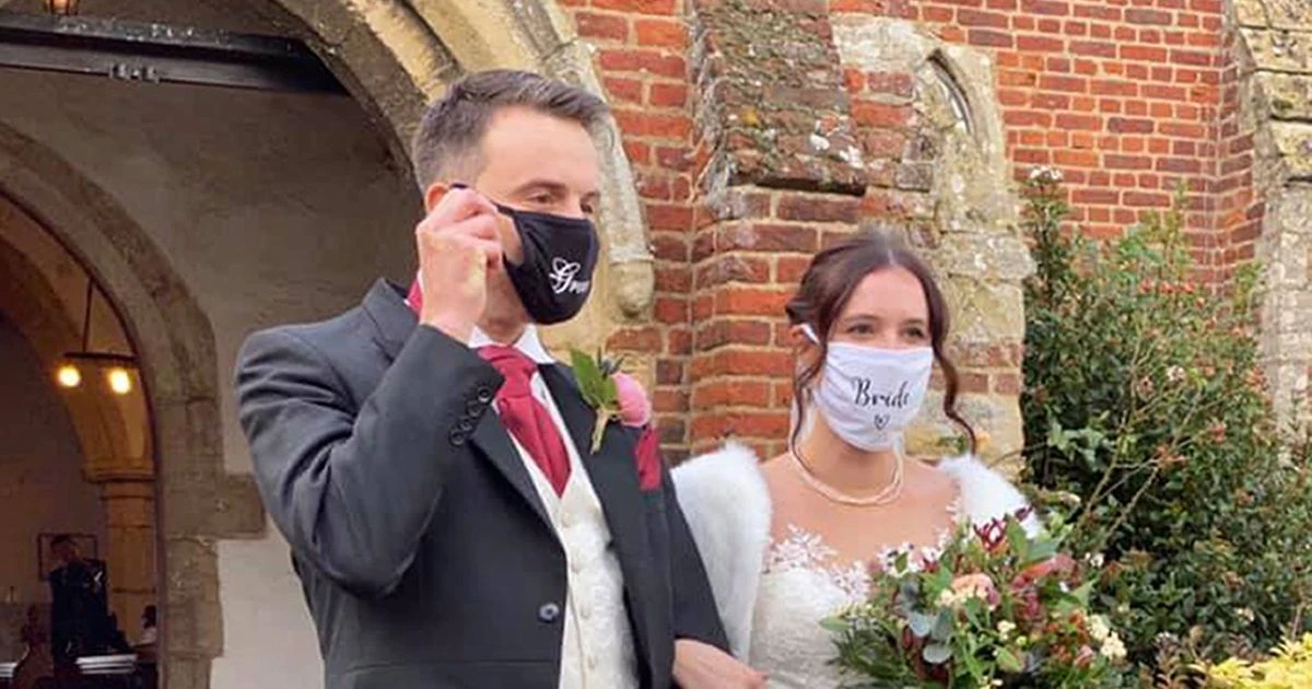 Couple rearrange their 200-person wedding in just 24 hours to beat lockdown restrictions
