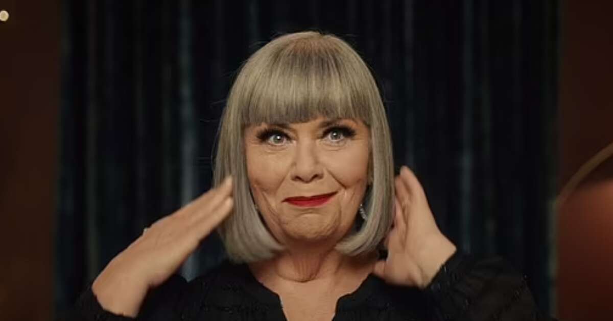 Dawn French wows in £45 Marks & Spencer festive party dress in high street giant's new advert