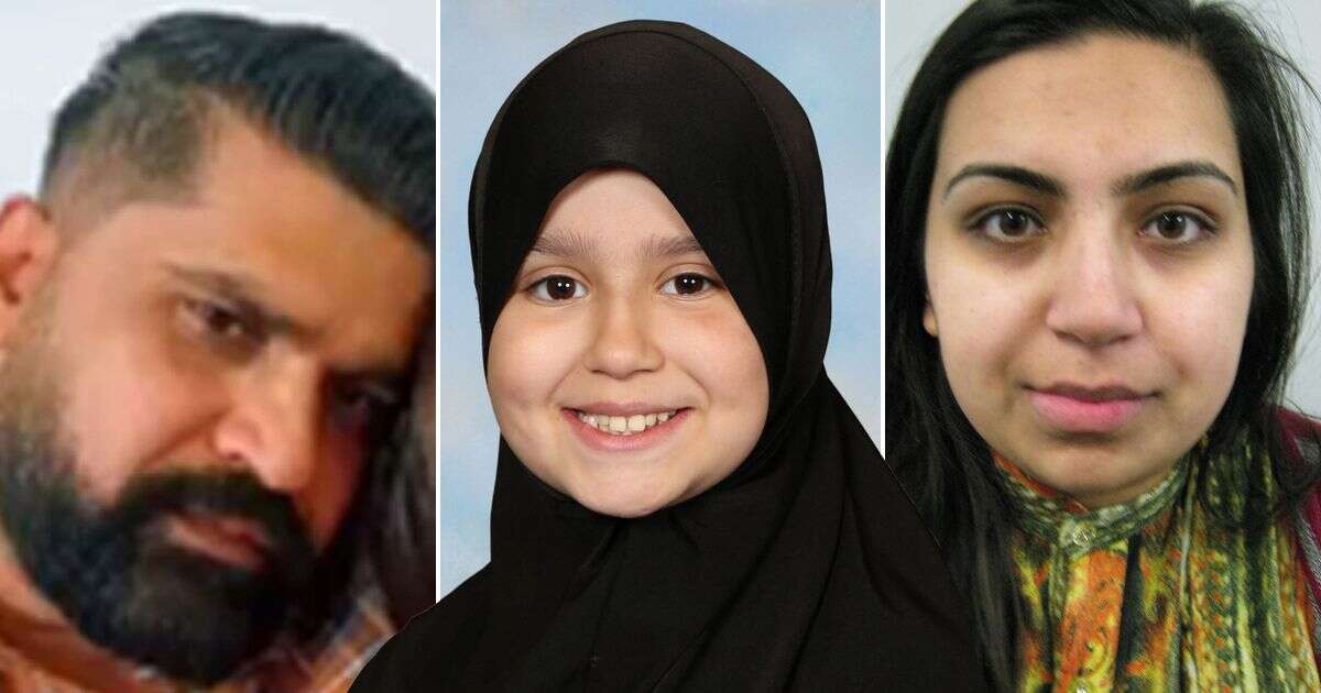 Sara Sharif's dad claims 'crazy' wife killed daughter and forced him to jump out window