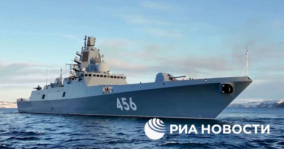 Putin sparks more WW3 fears as Russia's most modern warship sets sail from Arctic base