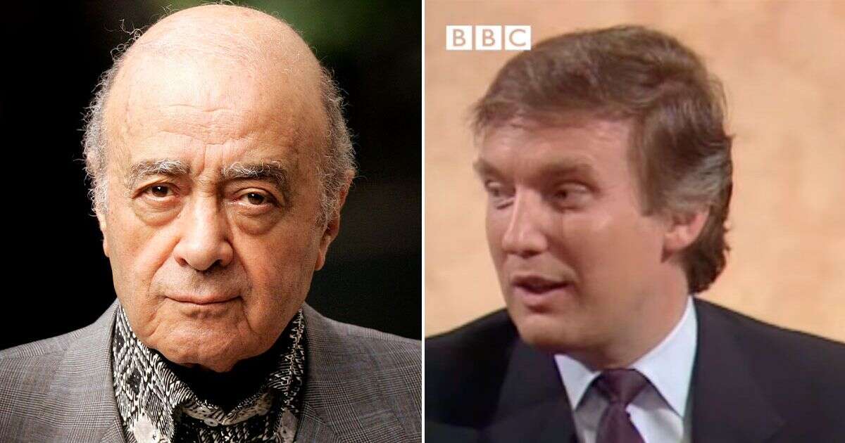 Donald Trump gushes over 'great guy' Mohamed Al-Fayed' in resurfaced interview