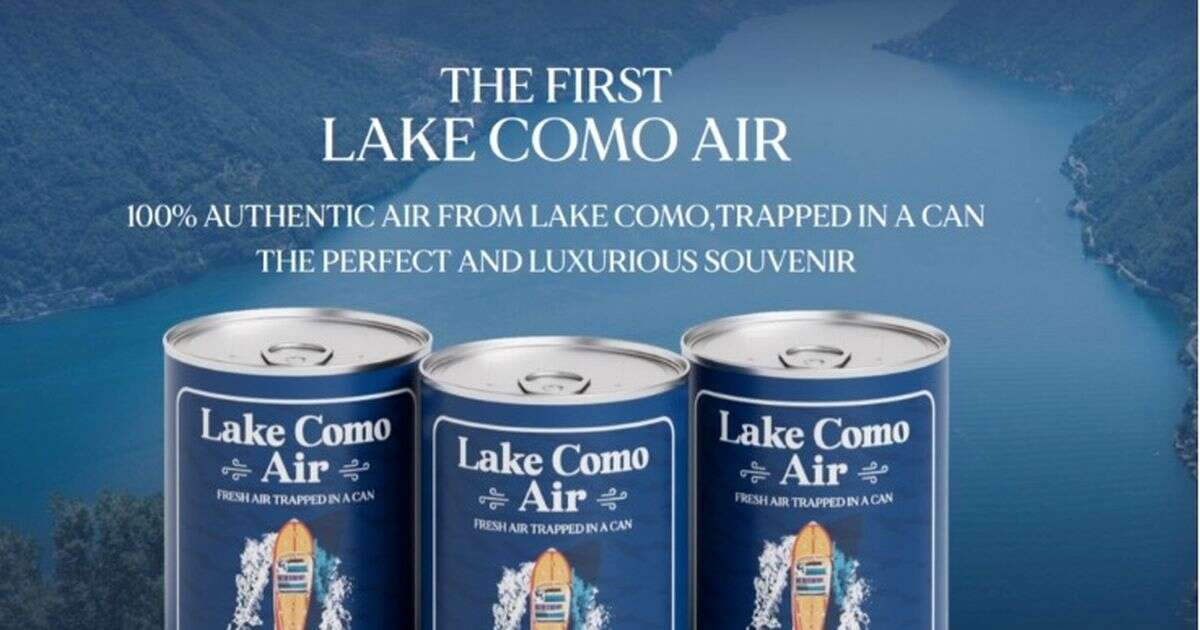 Locals say say how they really feel about tourists buying cans of Lake Como air for £8