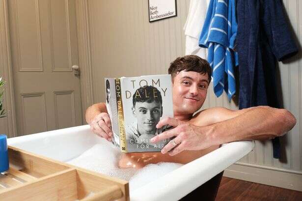 Tom Daley strips to tiny budgie smugglers as he shares intimate bath moment