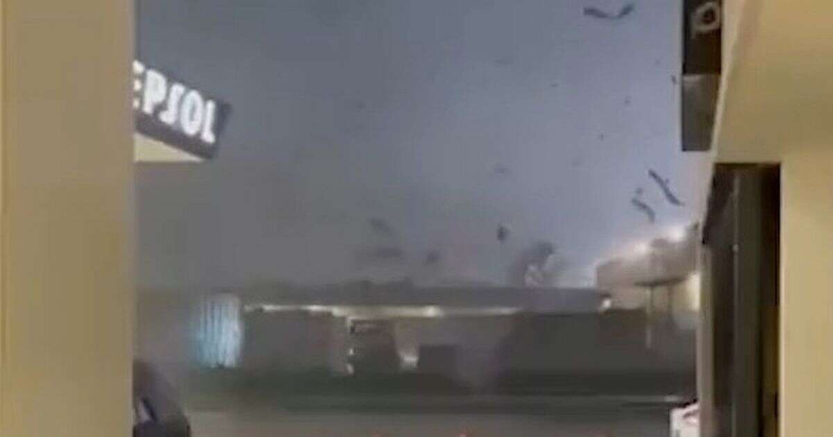 Valencia flooding: Terrifying moment tornado rips through village amid catastrophic storm