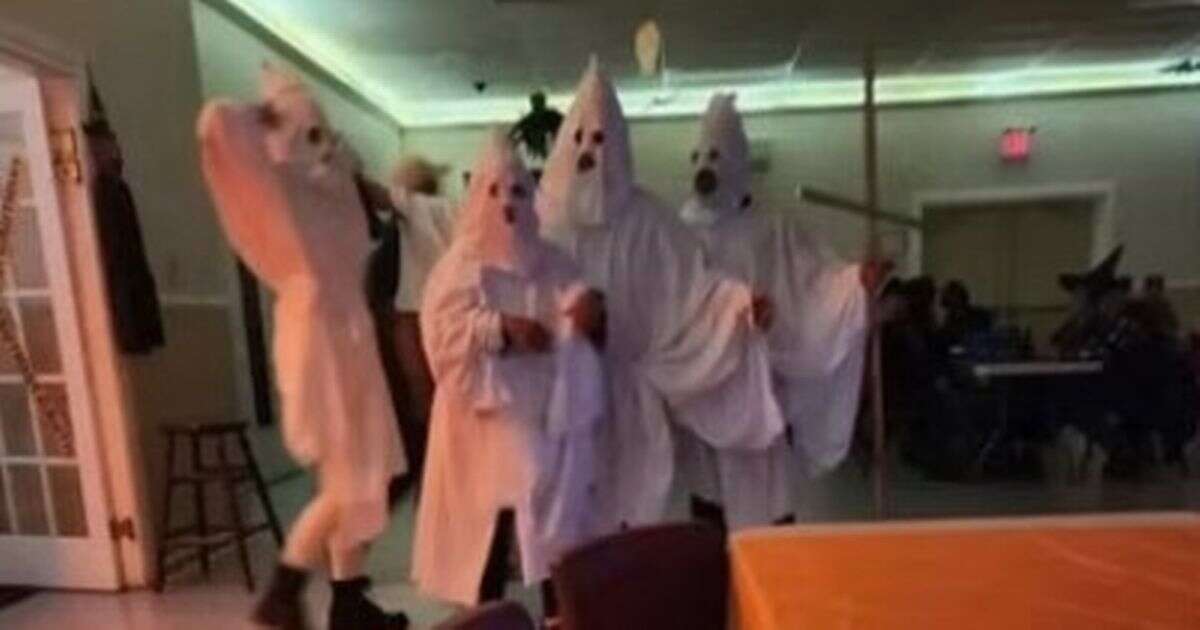 Outrage as Halloween party guests show up to firefighters' club in KKK costumes