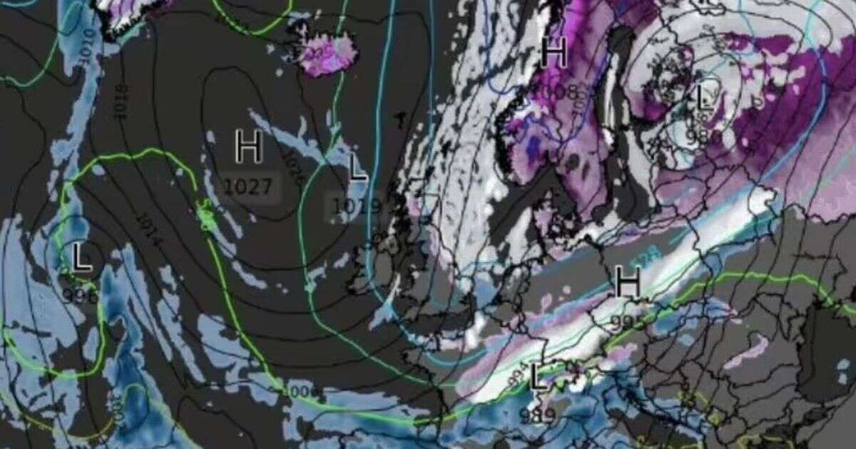 Snow maps reveals exact date and which areas of Britain could be hit by deluge