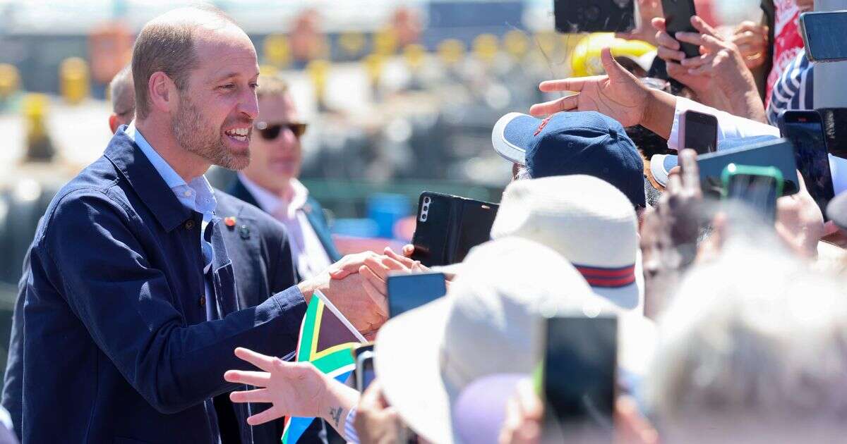 Prince William makes sweet admission about Kate Middleton as he greets cheering crowds