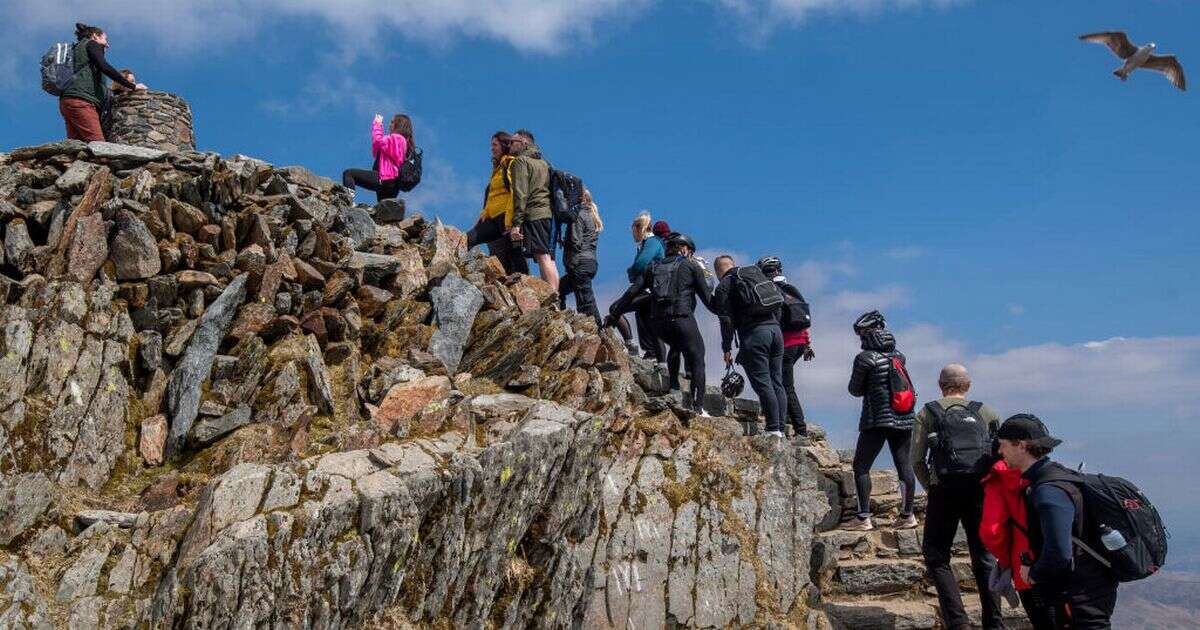 Woman climbs famous UK mountain – but is floored by what she finds at top