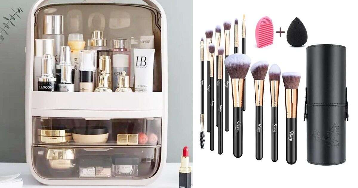 Debenhams reduces £94 makeup organiser to £15 and £55 brush set to £8