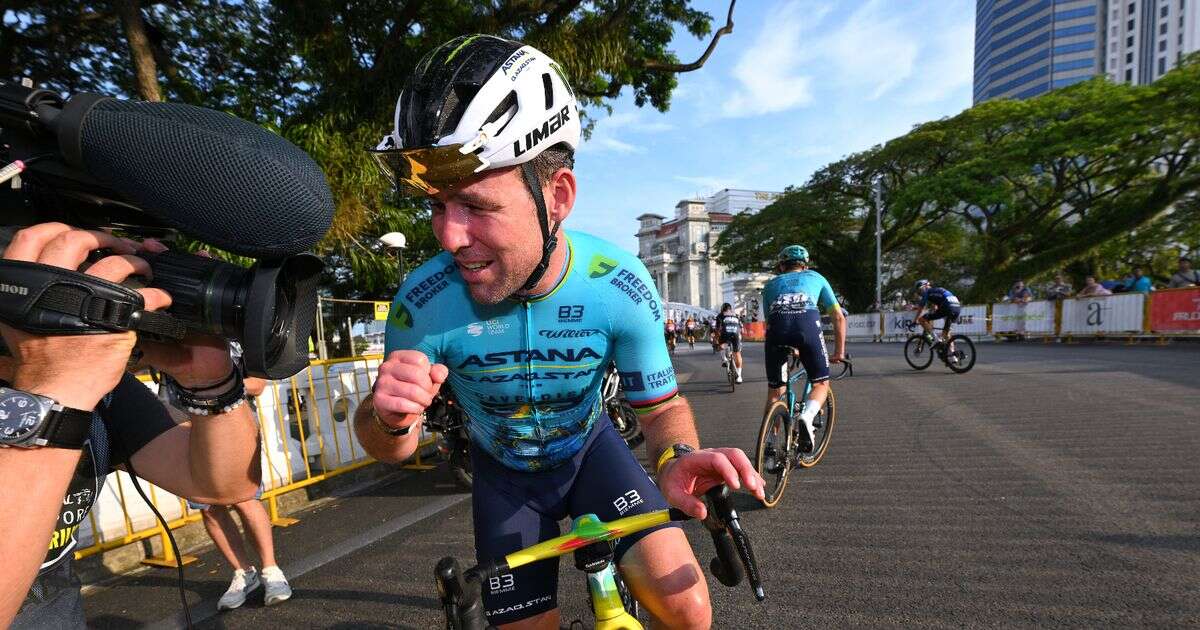 Mark Cavendish's final message as cycling legend breaks down in tears with farewell win