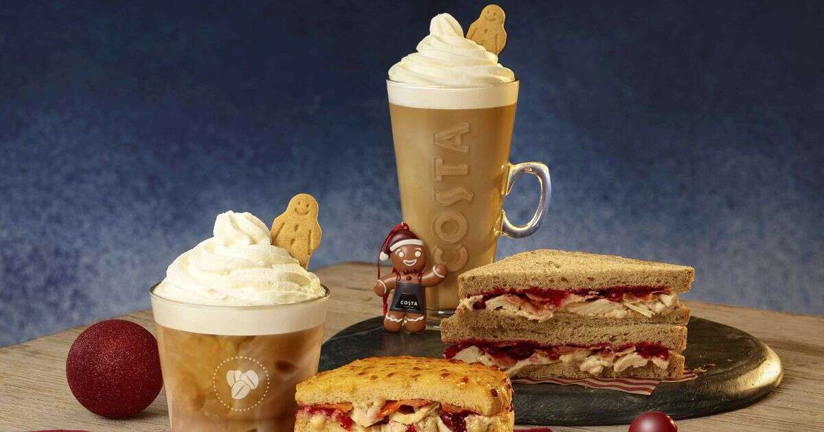 Costa Coffee launches Christmas 2024 menu today – fans go nuts for returning favourite