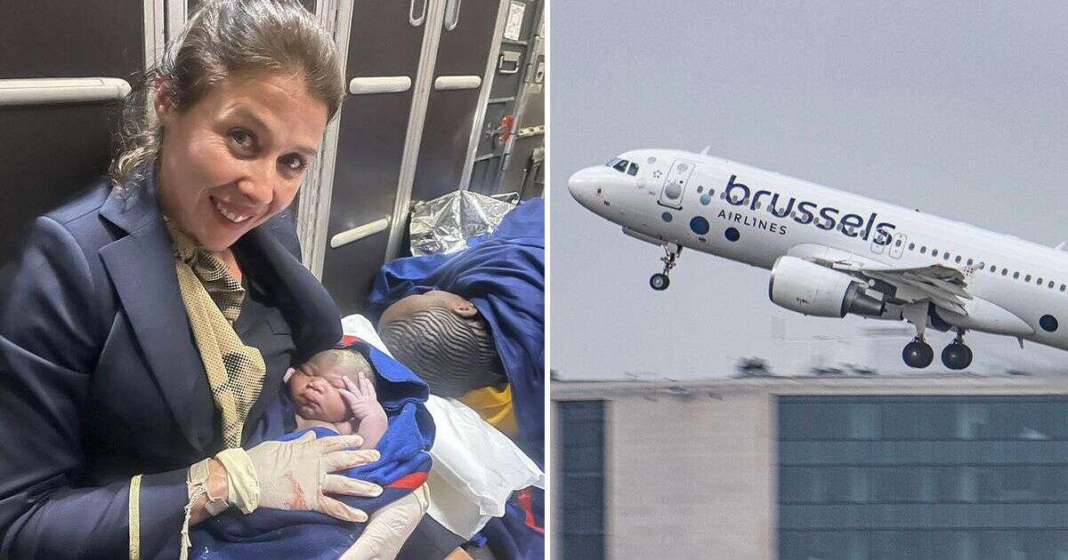 Brussels Airlines miracle as air stewardess delivers healthy baby on 'magical' flight