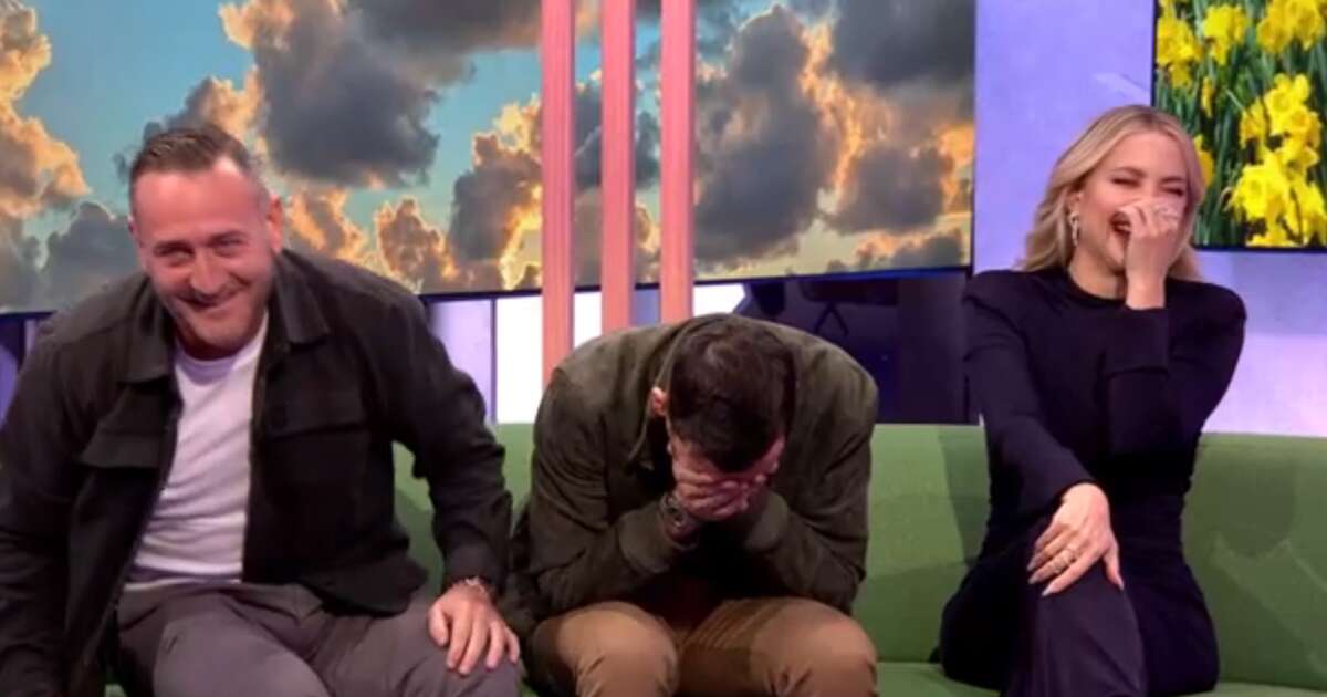 BBC studio in hysterics as Will Mellor tells Ralf Little to 'shut it' during live broadcast