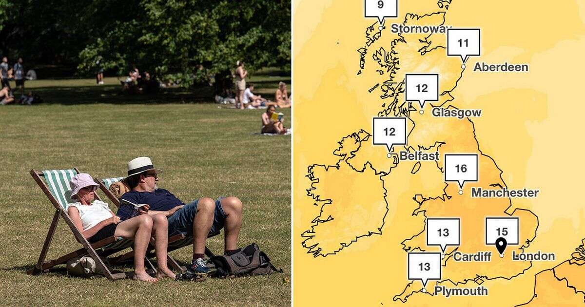 Weather forecast: Exact date UK to be hotter than Barcelona as mercury hits 16C