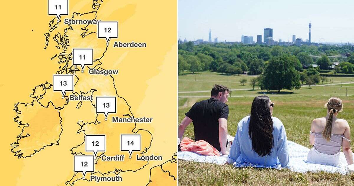 UK weather: Exact time Britain will be hotter than Madrid with 16C temperatures