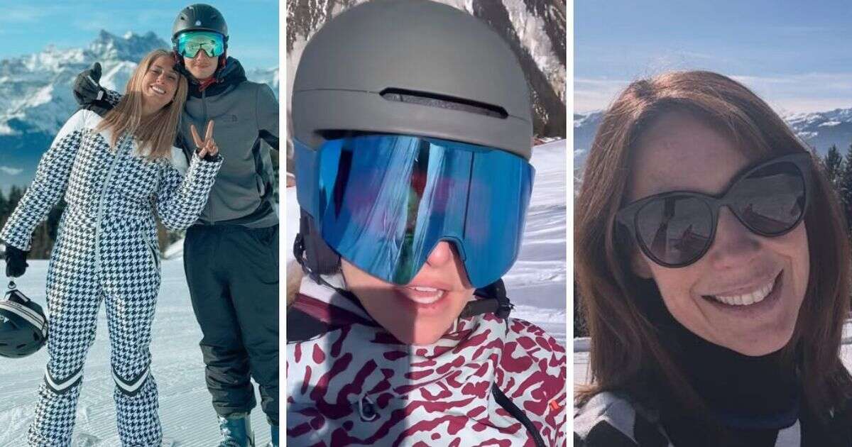 Celebs on the slopes – Stacey Solomon, Vogue Williams and Alex Jones flaunt stylish ski suits