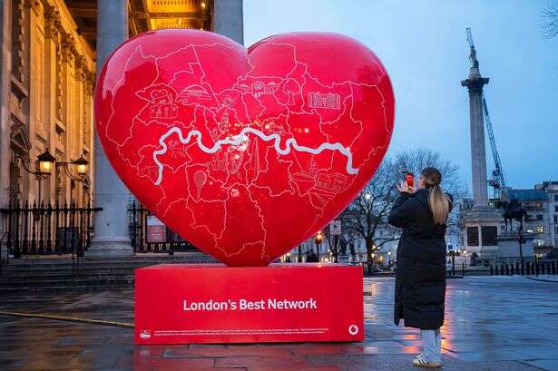 'Beating heart' appears in central London - but it's not what you think