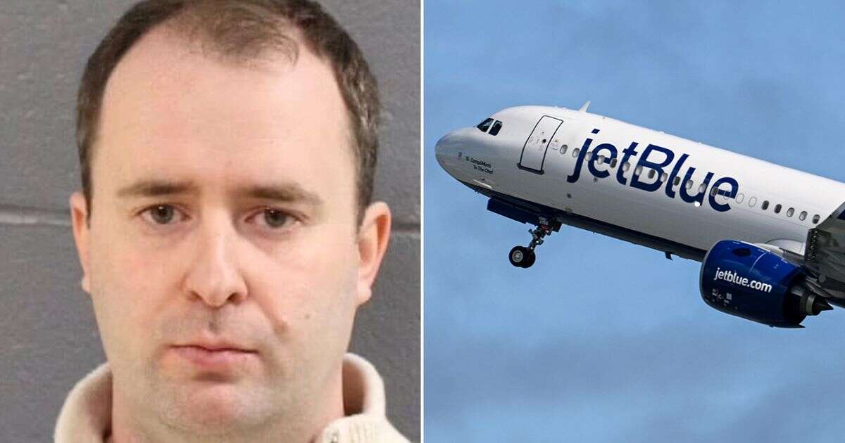 Police swoop in on plane and arrest pilot moments before take-off