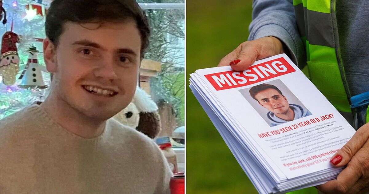 Missing Jack O'Sullivan's family 'led to believe body found' – but it wasn't him