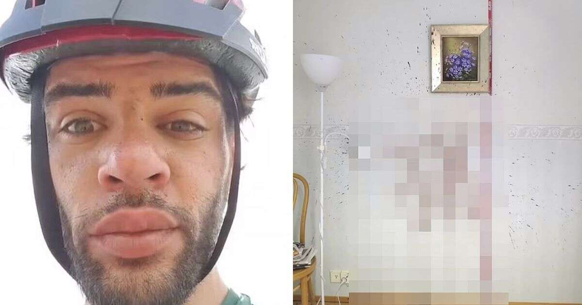 British charity cyclist 'hacked man to death with axe' after he was 'tied up and raped'