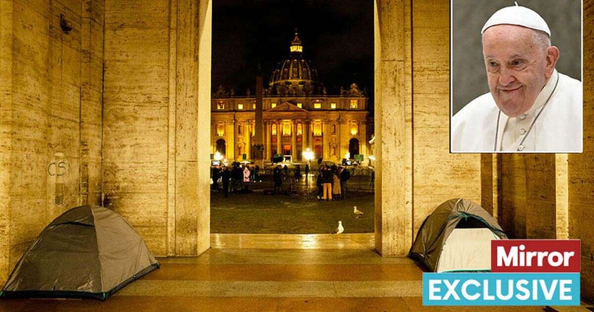 Inside Vatican palace gifted to the homeless by Pope Francis as Holy Father still in hospital