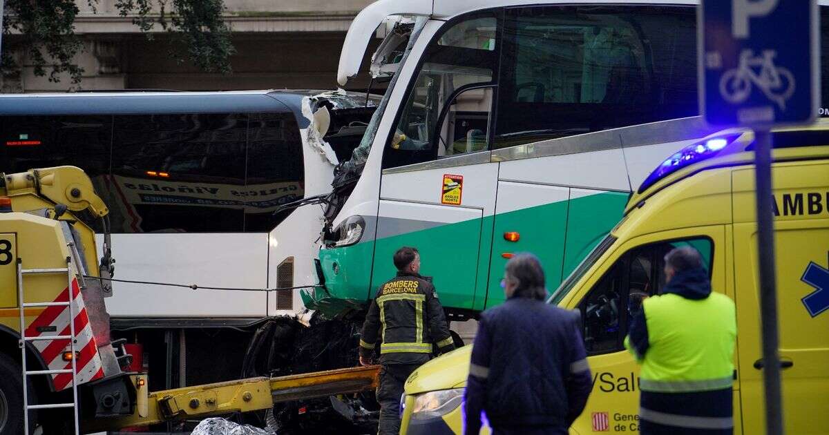 Barcelona bus crash: British tourists in horror smash with four fighting for lives and 30 injured