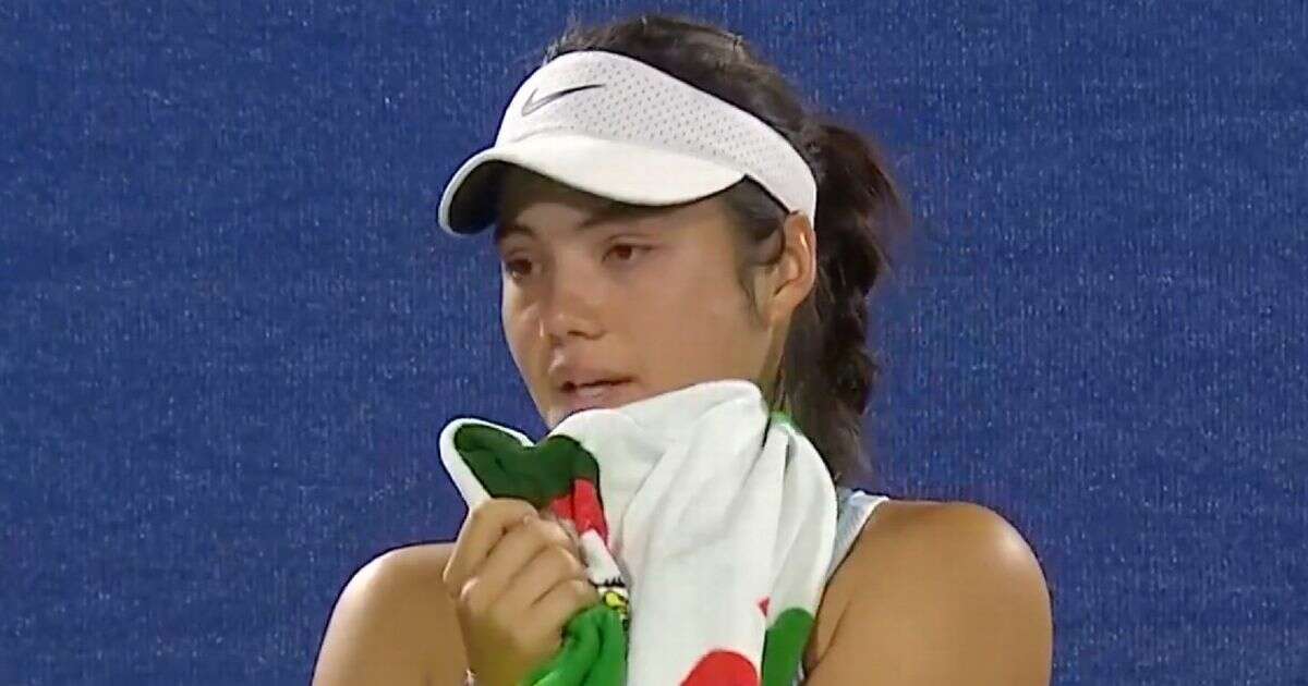 Emma Raducanu in tears as 'fixated' man approaches and scares terrified tennis star