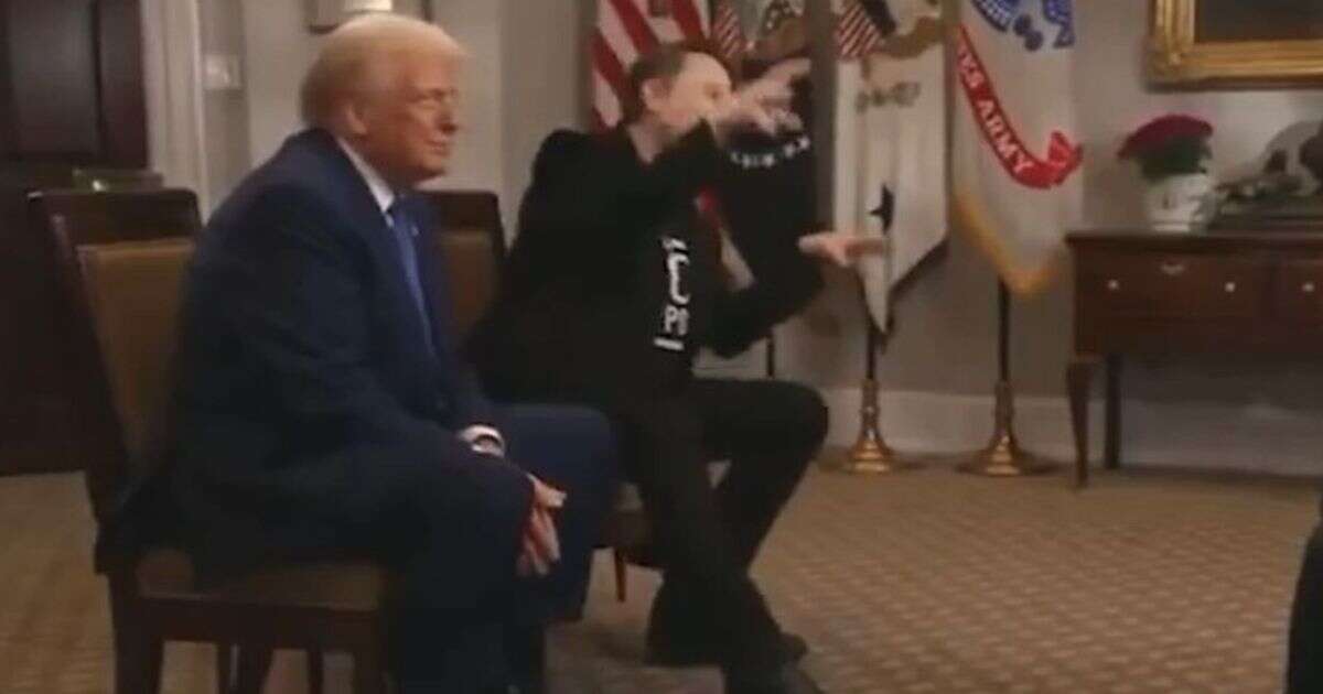 Musk makes bizarre hand gestures for Trump 'rabies' jibe in bombshell joint interview