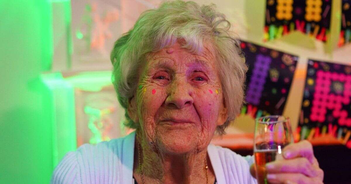 'Cheeky' centenarian celebrates her 105th birthday with a rave featuring local rapper and open bar